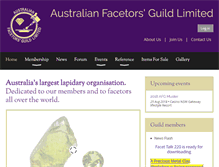 Tablet Screenshot of facetorsguild.com.au